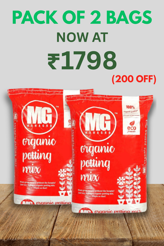 MahaGro Organic Potting Mix® 10kg- Pack of 2