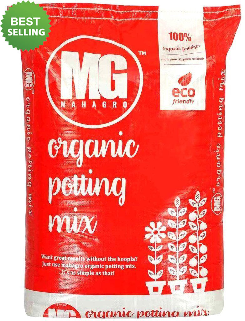 MahaGro Organic Potting Mix® 10kg (Offer- Buy 2 Potting Mix bags & get 1 pack of organic fertilizer worth ₹ 500 free)