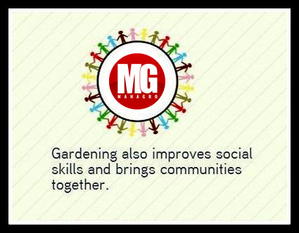 Gardening improves social skills