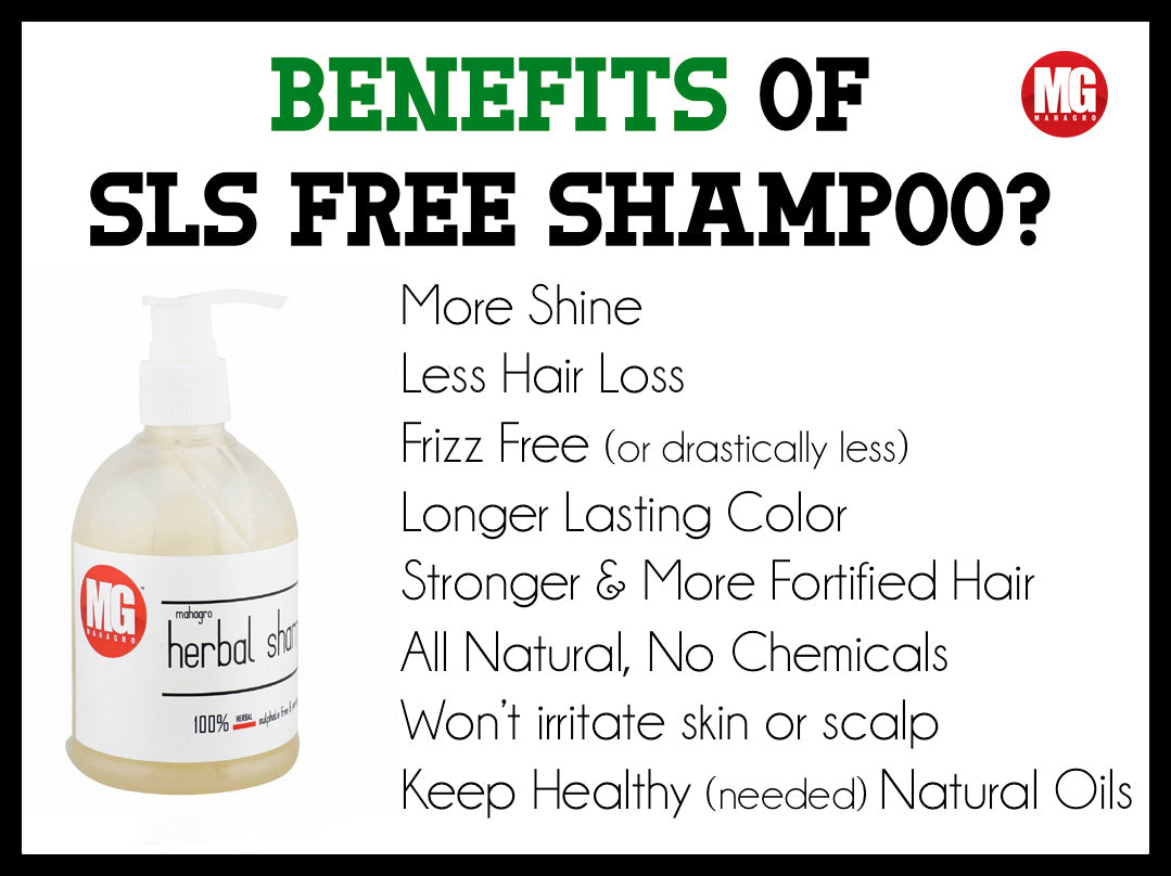 Benefits of SLS free Shampoos
