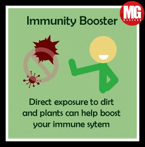 Gardening is a great immunity booster!