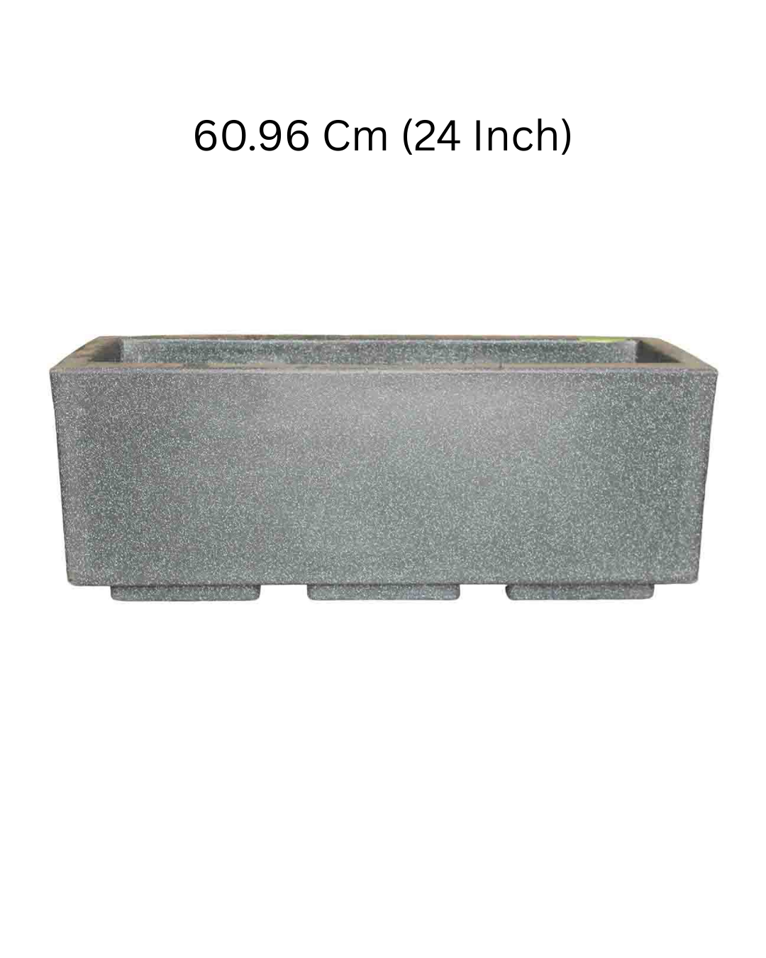 Jaguar France Pot 60.96 Cm (24 Inch) Light Weight Grey Granite Fresh