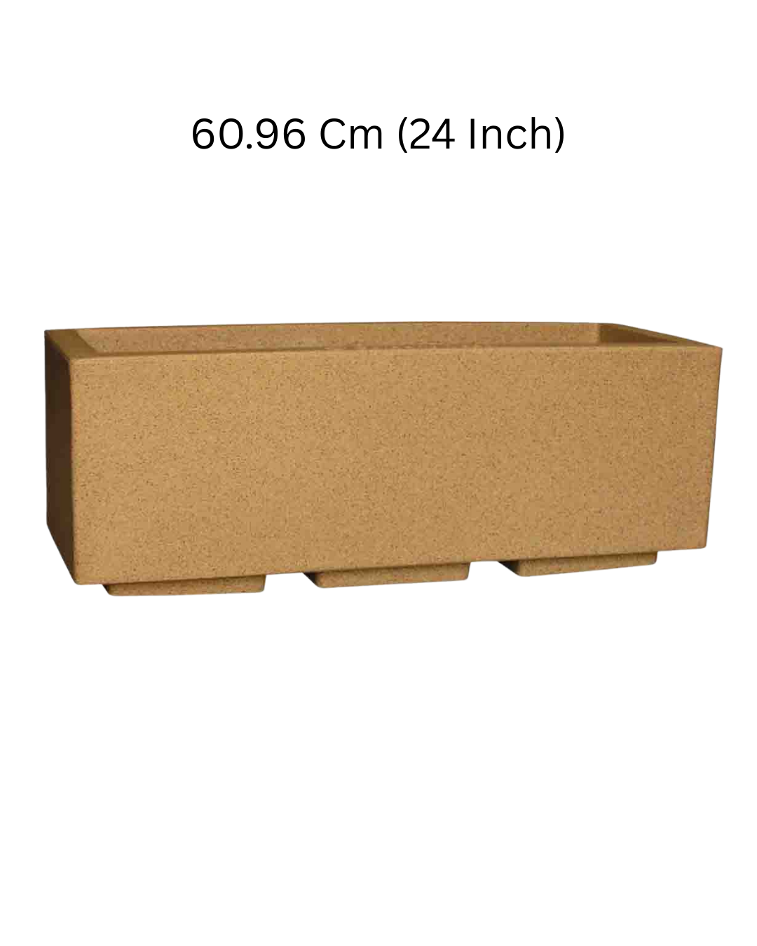 Jaguar France Pot 60.96 Cm (24 Inch) Light Weight Sand Stone Fresh