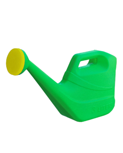 3L Green Plastic Water Can with Spray Nozzle For Plants