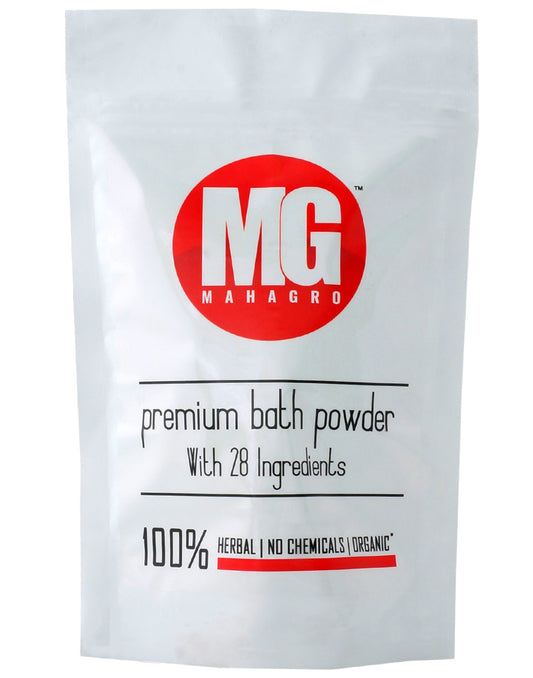 bath products online, herbal, beauty products, products for bath, Bath Powder- Herbal, Organic & No Chemicals- MahaGro- 200g (Pack of 5) - MahaGro™